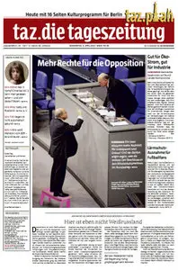 Tageszeitung TAZ vom 03 April 2014