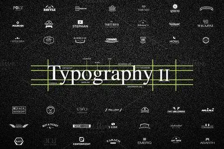 CreativeMarket - 50+26 UNIQUE Typography Logos II