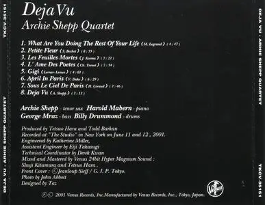 Archie Shepp - Deja Vu (2001) {Venus Japan TKCV-35151}