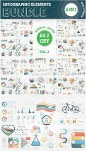 CreativeMarket - Infographic Templates Bundle