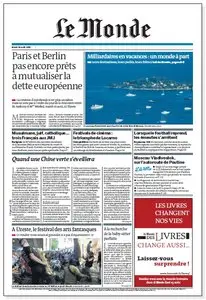 Le Monde - Mardi 16 Aout 2011