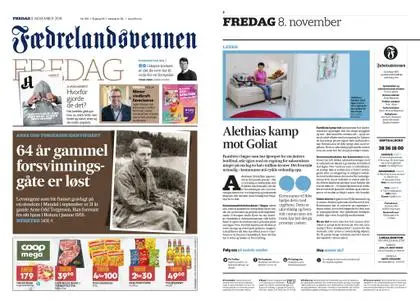 Fædrelandsvennen – 08. november 2019