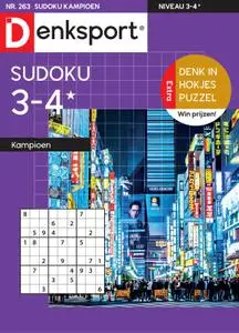 Denksport Sudoku 3-4* kampioen – 30 juni 2022