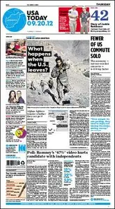 USA Today - 20 September 2012