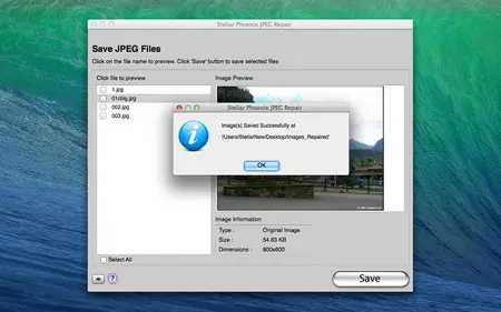 Stellar Phoenix JPEG Repair 3.0 (Mac OS X)