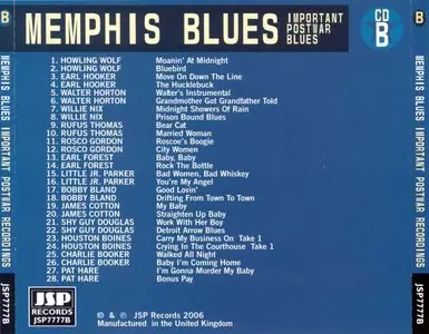 Memphis Blues - Important Postwar Blues (4 CD Box Set) - 2006