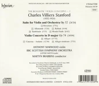 Anthony Marwood, Martyn Brabbins - The Romantic Violin Concerto 2: Stanford: Suite & Concerto for Violin (2000)