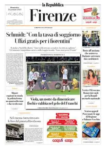 la Repubblica Firenze - 22 Gennaio 2023