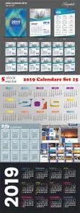 Vectors - 2019 Calendars Set 15