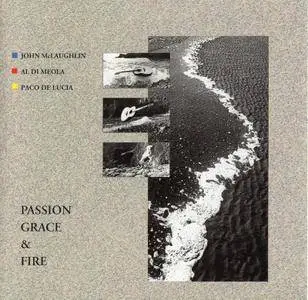 John McLaughlin, Al Di Meola, Paco De Lucía - Passion, Grace & Fire (1983) [SME Records SRCS 9657, Japan]
