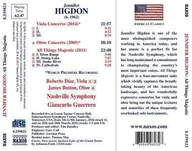 Nashville Symphony, Giancarlo Guerrero - Higdon: All Things Majestic (2017)