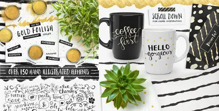 CreativeMarket - Gold Foil Styles + EXTRAS!