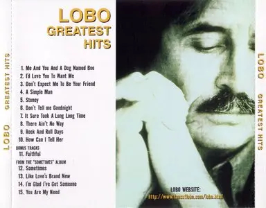 Lobo - Greatest Hits (2007 Lobo Website CD03)