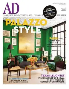 AD Architectural Digest – Die schönsten Häuser der Welt November 11/2014