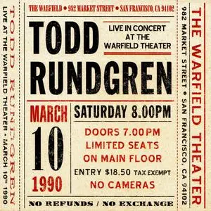 Todd Rundgren - Live at The Warfield Theater, San Francisco March 10th 1990 (2012)