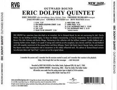 Eric Dolphy Quintet - Outward Bound (1960) {2006 Prestige Rudy Van Gelder Remaster}