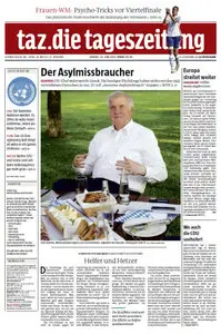 Tageszeitung TAZ vom 26 Juni 2015