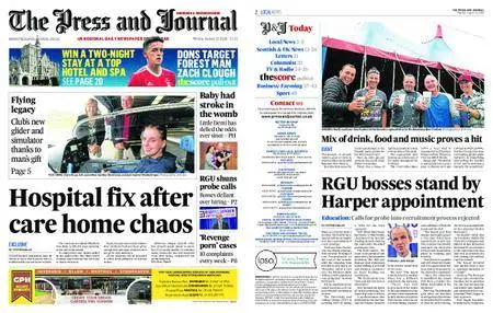The Press and Journal Aberdeenshire – August 13, 2018