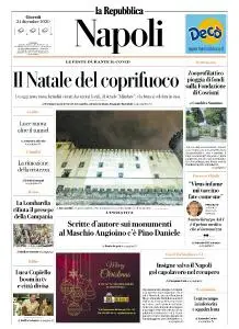 la Repubblica Napoli - 24 Dicembre 2020