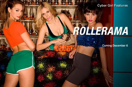 Cyber girl features: Lauren Elise - Rollerama