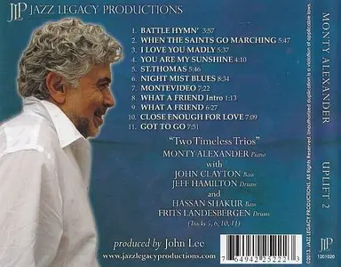Monty Alexander - Uplift 2 (2013) {Jazz Legacy}