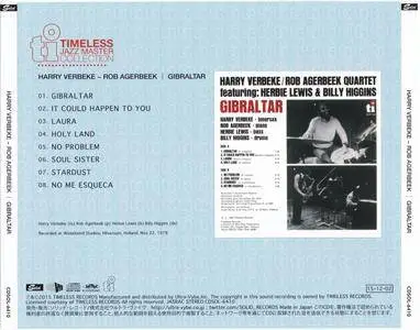 Harry Verbeke / Rob Agerbeek Quartet - Gibraltar (1979) {2015 Japan Timeless Jazz Master Collection Complete Series}