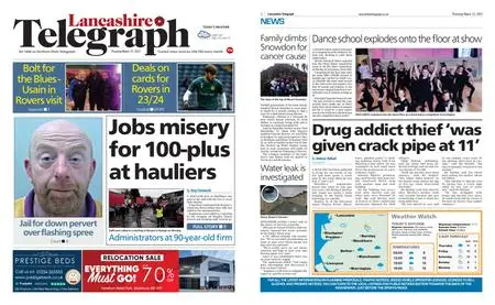 Lancashire Telegraph (Blackburn, Darwen, Hyndburn, Ribble Valley) – March 23, 2023