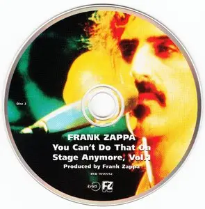 Frank Zappa - You Can't Do That On Stage Anymore, Vol. 1 (1988) [2CD] {1995 Ryko Remaster Complete Series}
