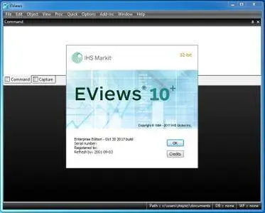 EViews 10 (Patch Date: October 30, 2017) Update