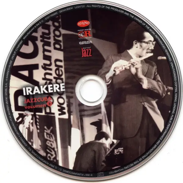 Irakere - Jazzcuba Volume 5 (2007) {Rhino}