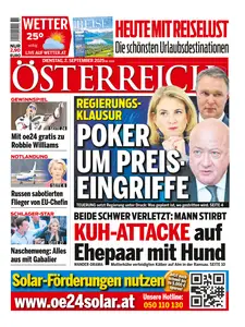 OESTERREICH - 02 September 2025