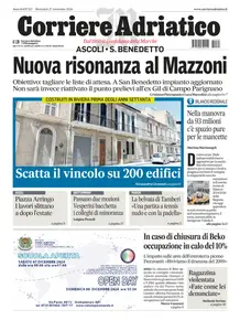 Corriere Adriatico Ascoli - 27 Novembre 2024