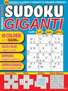 Sudoku Giganti N.39 - Marzo-Aprile 2025