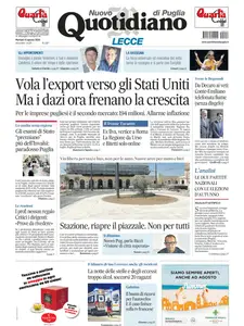 Quotidiano di Puglia Lecce - 12 Agosto 2025