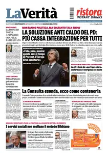 La Verita - 5 Luglio 2025