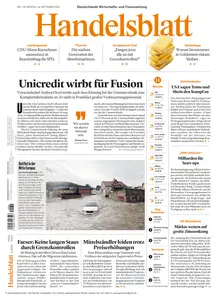 Handelsblatt  - 16 September 2024