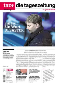 taz die tageszeitung  - 21 Januar 2025