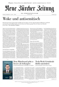 Neue Zurcher Zeitung International  - 18 Mai 2024