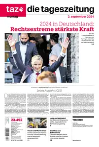 taz die tageszeitung  - 02 September 2024