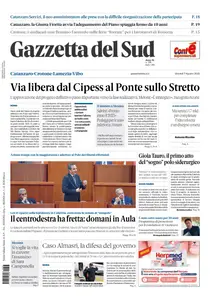 Gazzetta del Sud Catanzaro - 7 Agosto 2025