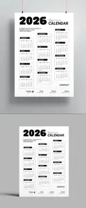 Calendar 2026 Layout Template 1668005911