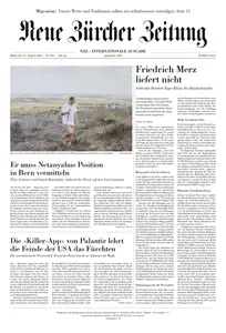 Neue Zürcher Zeitung (International) - 13 August 2025