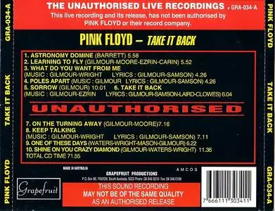 Pink Floyd - Live In USA (1994)