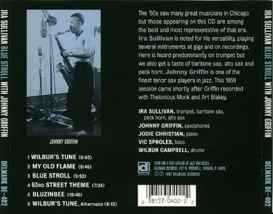 Ira Sullivan with Johnny Griffin - Blue Stroll (1959) [Remastered 1997]