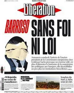 Libération du Mardi 12 Jullet 2016