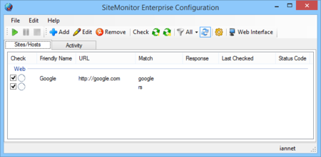SiteMonitor Enterprise 3.75