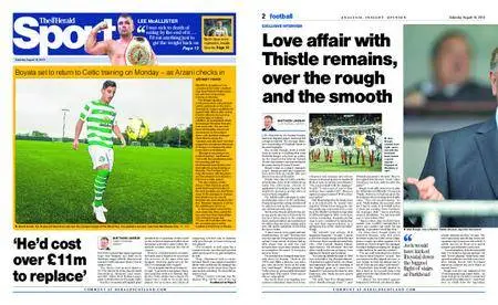 The Herald Sport (Scotland) – August 18, 2018