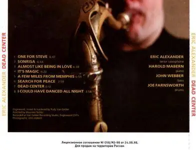 Eric Alexander - Dead Center (2004) (Repost)
