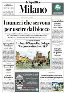 la Repubblica Milano - 28 Maggio 2020