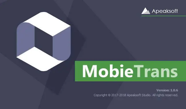 MobieTrans 2.3.8 for windows instal